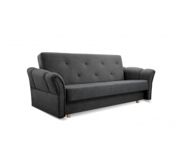 Pohovka rozkladacia MAGDA Tmavo sivá, Vena 20