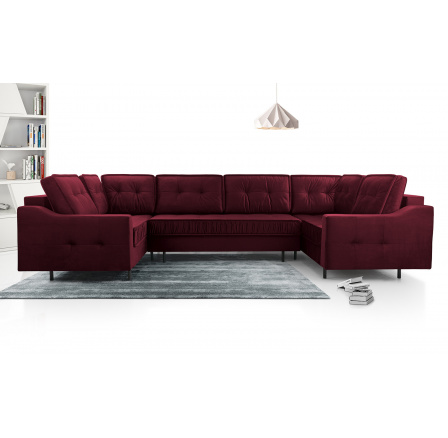 Rohová sedacia súprava AKITA U, Monolith 69