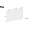 Zrkadlo NATURAL N10 Ribbeck