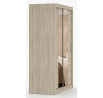 Šatní skriňa so zrkadlom NOEMI 01, Dub Sonoma