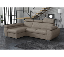 Pohovka Bodie left Aragon hnedosivá