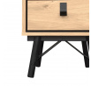 Nočný stolík RAIN 2s, Jackson hickory