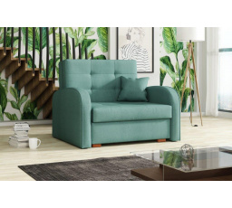 Svetlozelené kreslo Vivian Gold I