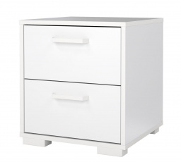 Nočný stolík Selina 701 biely lesk