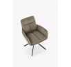 Jedálenská otočná stolička K536, Olivová/Čierna