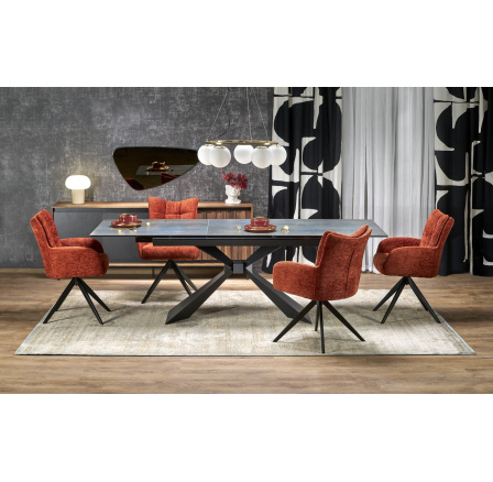 Jedálenský stôl LUCIANO, efekt mramoru