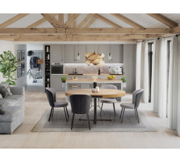 Jedálenský stôl MERCY, zlatý dub