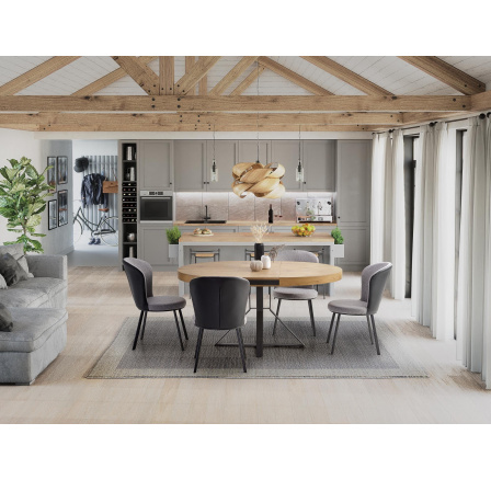 Jedálenský stôl MERCY, zlatý dub Jedálenský stôl MERCY, zlatý dub