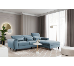 Rohová sedacia súprava Foble, Velvetmat 100 Pravá
