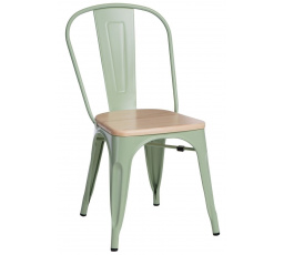 Stolička Paris Wood zelená borovica          prírodná