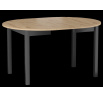 Rozkladací stôl dub artisan/čierny 100140x100 ST5-FX