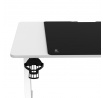 Stôl s elektrickým nastavením výšky EGON, 1100 x 720 x 600 mm, biely