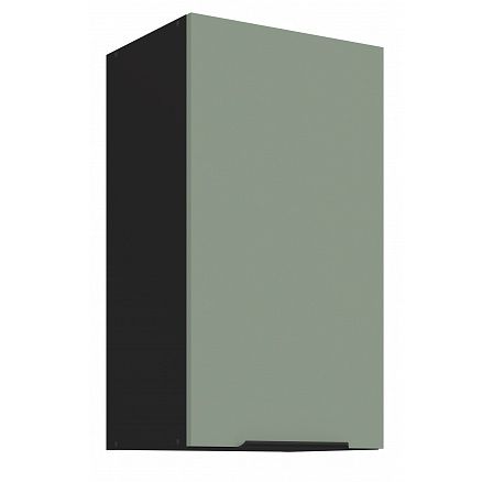 Horní skříňka ARIA - 40 G-72 1F, Černá/Aquamarine Horní skříňka ARIA - 40 G-72 1F, Černá/Aquamarine