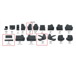 DUO EVER 1(P)-3F-OT(L) - rohová sedacia súprava