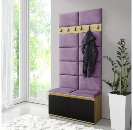 Predsieňová stena EMI 1, Trinity 11/Artisan + čierna