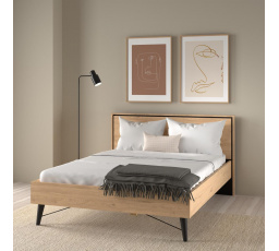 Posteľ Rain 140x200 jackson hickory