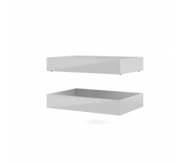 Úložná jednotka Simplicity 243 biely lesk