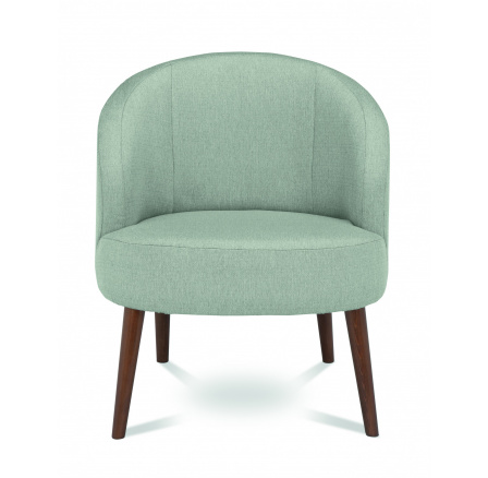 BONI ES - kreslo, sivé Porto 31 strieborné, drevo TX061 rustikal (BRW COMFORT) (FL VIII-K1230)