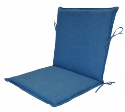Vankúš pre záhradné kreslo UNI s nízkym operadlom - tyrkysová látka
