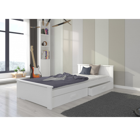 Posteľ ALDEX 200x90 Biela