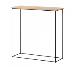 Konzola Milan Čierna+Dub Lancelot