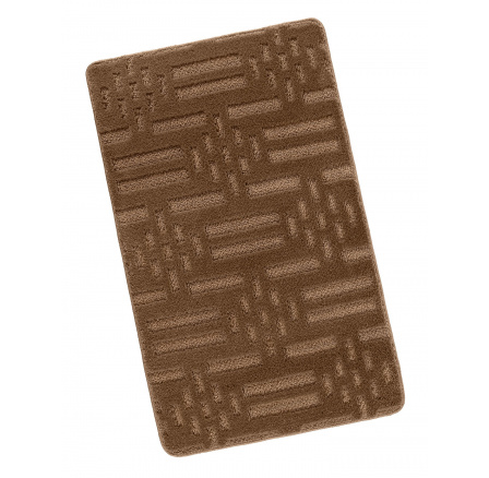 Kúpeľňová predložka 60x100cm Čiarky hnedé Kúpeľňová predložka 60x100cm Čiarky hnedé