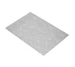 Strieborná podložka pod tanier 30x45 cm