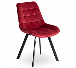 Stolička RICK Bordová Zamatová