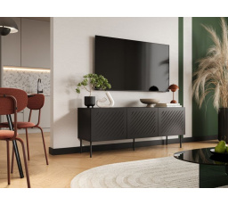 TV komoda SIENA 150, čierna