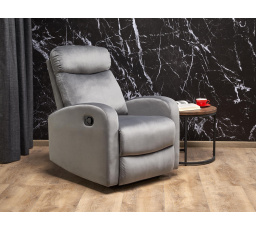 Polohovacie kreslo WONDER, Sivá