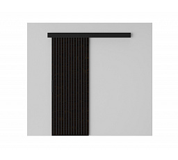 Perion 76 Drzwi Przesuwne Wenge+Czarny