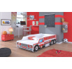 Posteľ s matracom FIRE TRUCK 160x80