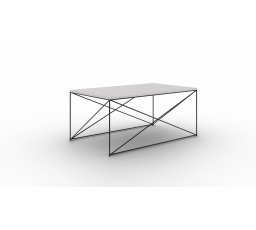 Stolík kávový Dante Biely+Betón