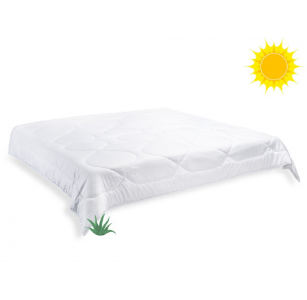 Francúzska prikrývka Aloe Vera letná 240x220cm 790g