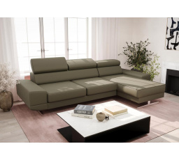 Rohová sedacia súprava MILANO MINI prírodná koža - prírodná koža - voliteľná farba, pravá