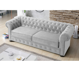 Sofa dvojmiestna MANCHESTER II 188 cm - Pohovka bez funkcie spania, sivá