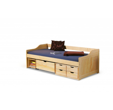 Detská posteľ MAXIMA Natural, 200x90 cm