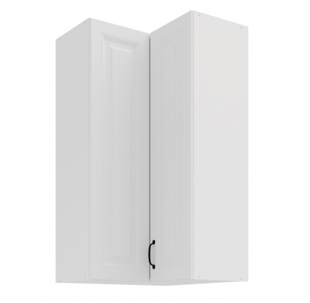 Horná rohová skrinka STILO - 60x60 GN-108 2F (90­°), Biela/Biela
