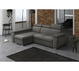 Rohová sedacia súprava Bodie ľavá sivá
