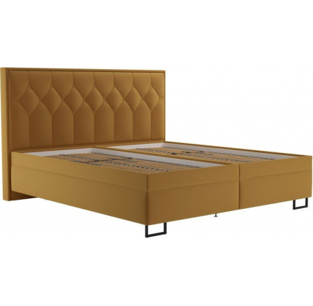 Posteľ Tobin 180x200, žltá Posteľ Tobin 180x200, žltá