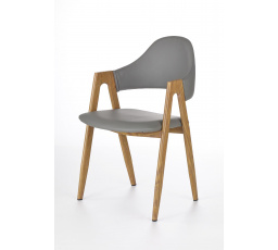 Jedálenská stolička K247, sivá