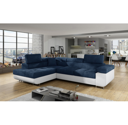 Rohová sedacia súprava ANTON, Kronos 09/Soft 17 Ľavá