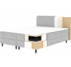 Čalúnená posteľ - boxspring CORTIKO 160x200, Modullo 20
