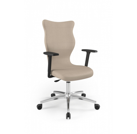 Kancelárske otočné kreslo PERTO , leštený hliník Vega 26 veľkosť 7