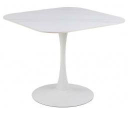 Stôl Malta štvorcový biely