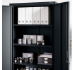 Kovová skriňa JANA Compact 1750 x 800 x 400 mm, antracitová