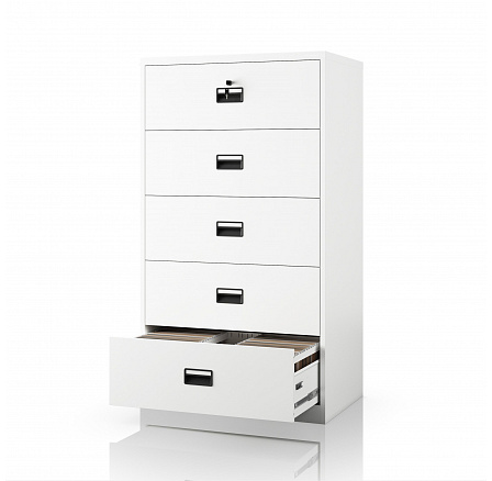 Biela kovová kartotéková skriňa: SARAN XL V5, 900 x 1620 x 600 mm Biela kovová kartotéková skriňa: SARAN XL V5, 900 x 1620 x 600 mm