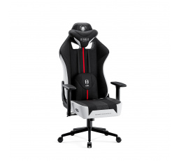 Látkové kreslo Player 2.0 Small Bielo-čierne