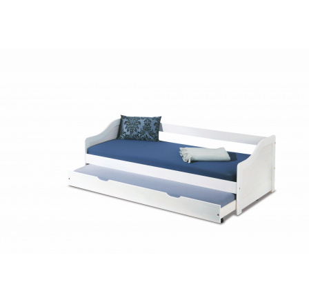 Detská posteľ LEONIE 2 biela, 200x90 cm