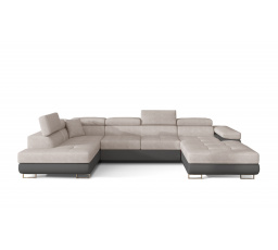 Rohová sedacia súprava v tvare U RODRIGO, ľavá, Soro 83/Soft 29
